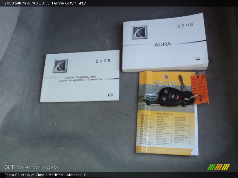 Techno Gray / Gray 2008 Saturn Aura XE 3.5