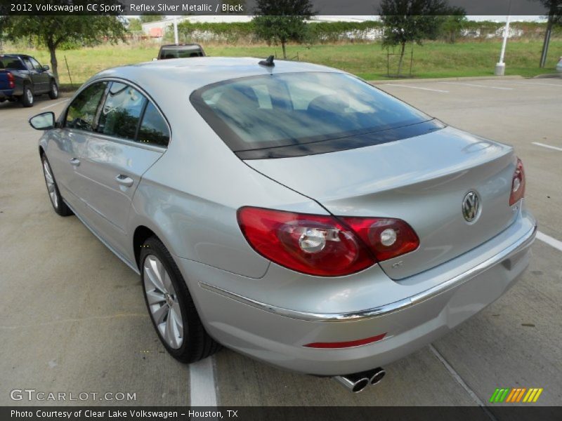 Reflex Silver Metallic / Black 2012 Volkswagen CC Sport