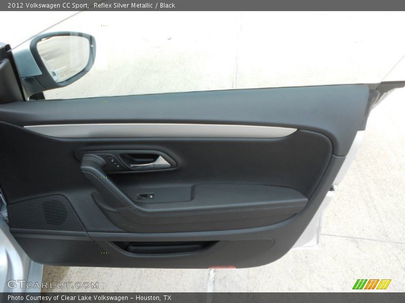 Reflex Silver Metallic / Black 2012 Volkswagen CC Sport