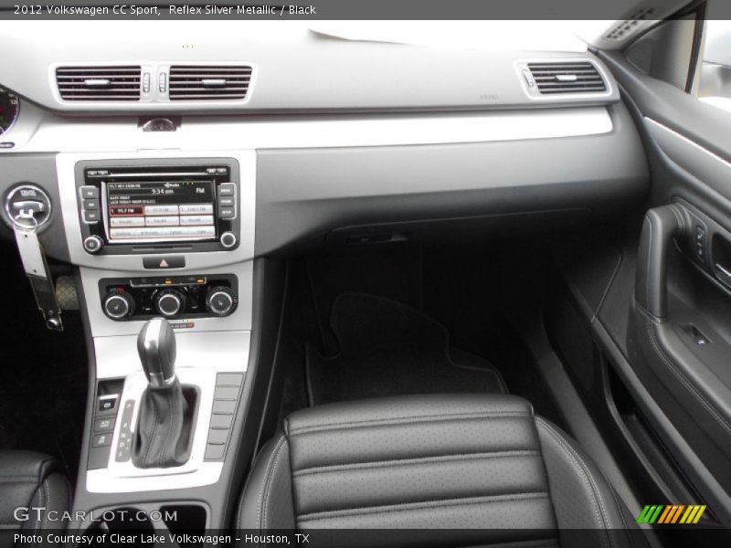 Reflex Silver Metallic / Black 2012 Volkswagen CC Sport