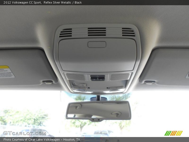 Reflex Silver Metallic / Black 2012 Volkswagen CC Sport