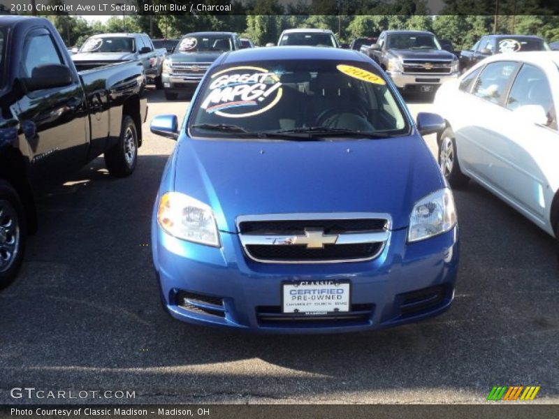 Bright Blue / Charcoal 2010 Chevrolet Aveo LT Sedan