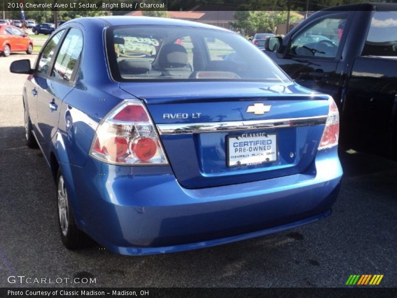 Bright Blue / Charcoal 2010 Chevrolet Aveo LT Sedan