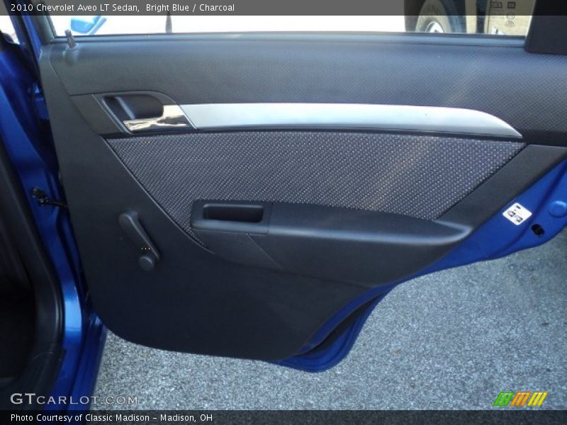Bright Blue / Charcoal 2010 Chevrolet Aveo LT Sedan