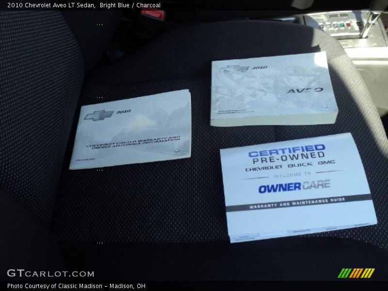 Bright Blue / Charcoal 2010 Chevrolet Aveo LT Sedan