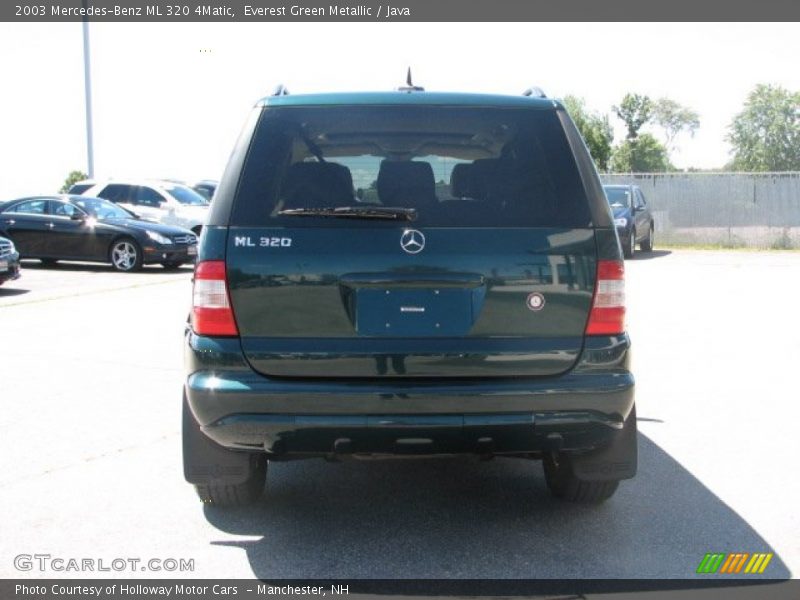 Everest Green Metallic / Java 2003 Mercedes-Benz ML 320 4Matic