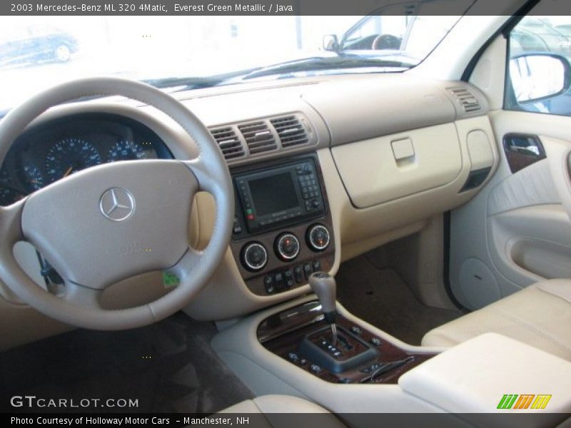 Everest Green Metallic / Java 2003 Mercedes-Benz ML 320 4Matic