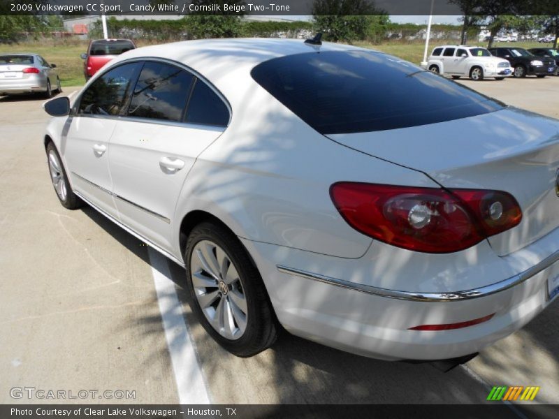 Candy White / Cornsilk Beige Two-Tone 2009 Volkswagen CC Sport