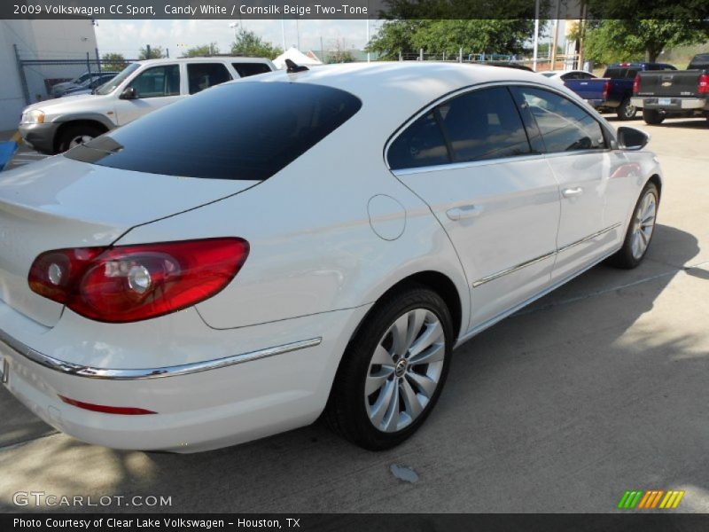 Candy White / Cornsilk Beige Two-Tone 2009 Volkswagen CC Sport