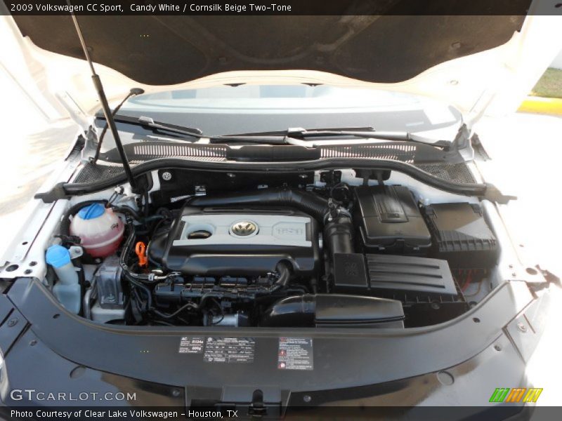 Candy White / Cornsilk Beige Two-Tone 2009 Volkswagen CC Sport