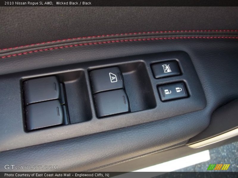 Wicked Black / Black 2010 Nissan Rogue SL AWD