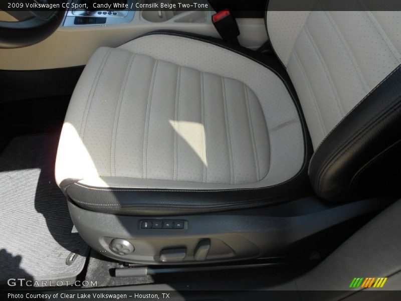 Candy White / Cornsilk Beige Two-Tone 2009 Volkswagen CC Sport