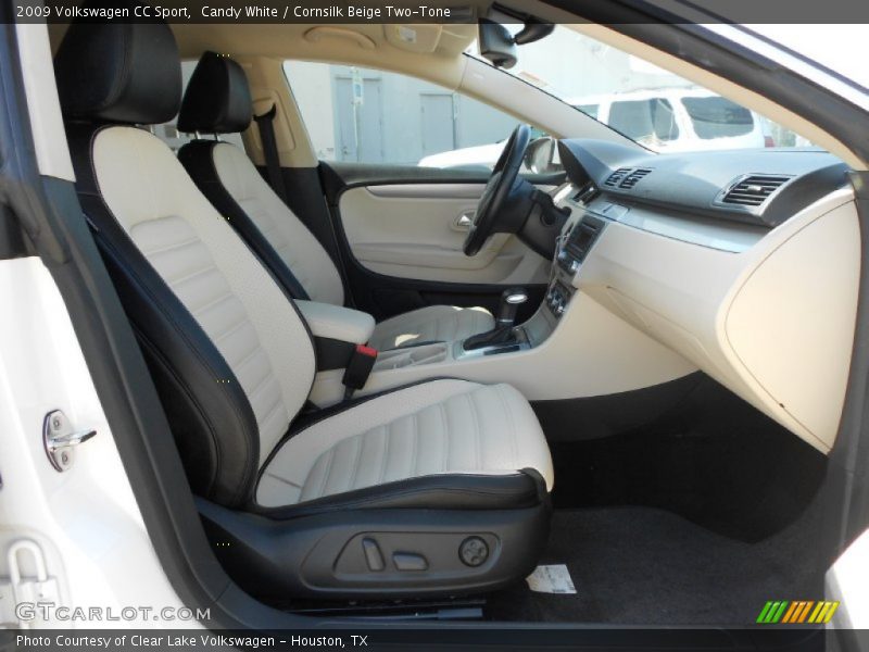 Candy White / Cornsilk Beige Two-Tone 2009 Volkswagen CC Sport