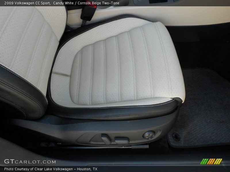 Candy White / Cornsilk Beige Two-Tone 2009 Volkswagen CC Sport