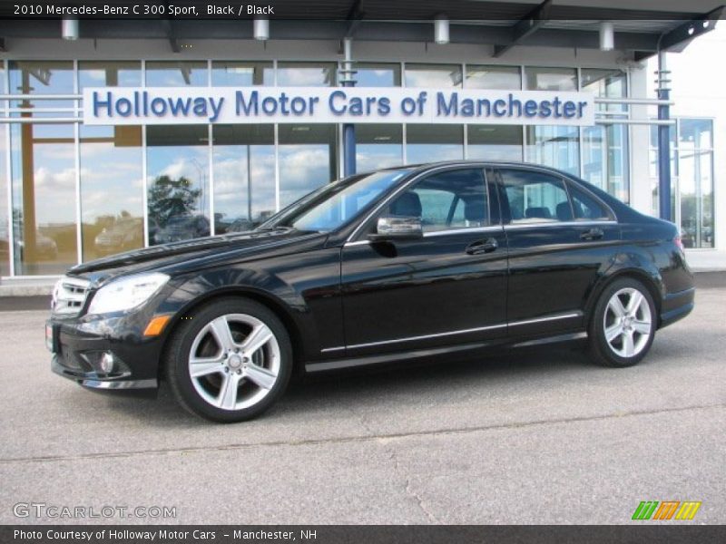 Black / Black 2010 Mercedes-Benz C 300 Sport