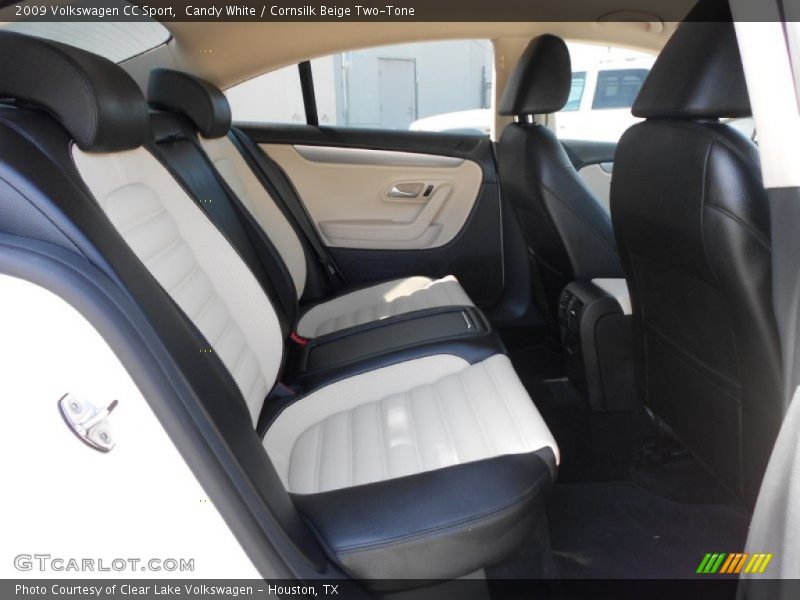 Candy White / Cornsilk Beige Two-Tone 2009 Volkswagen CC Sport