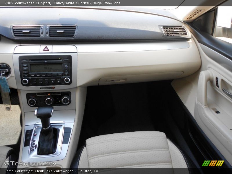 Candy White / Cornsilk Beige Two-Tone 2009 Volkswagen CC Sport
