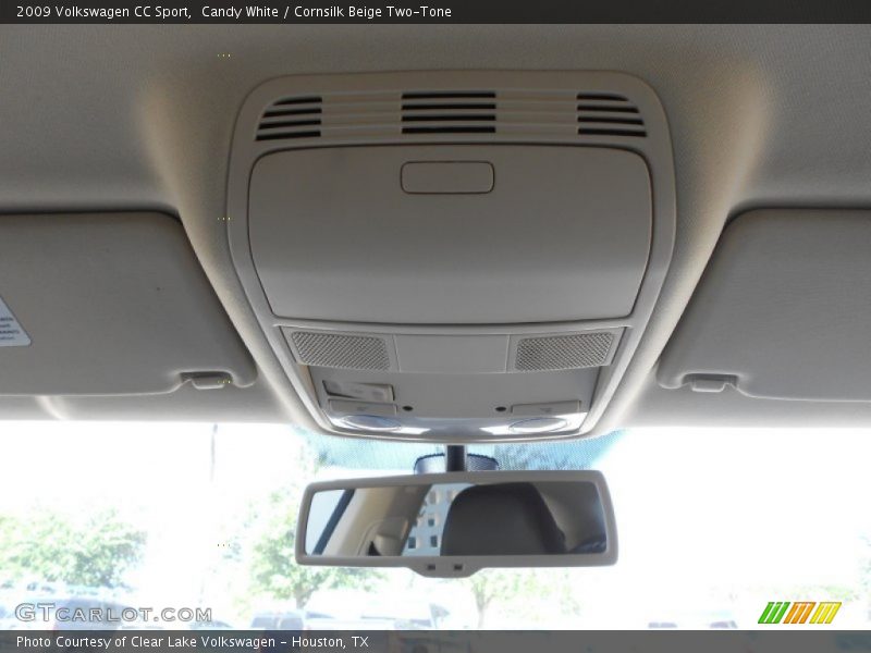 Candy White / Cornsilk Beige Two-Tone 2009 Volkswagen CC Sport