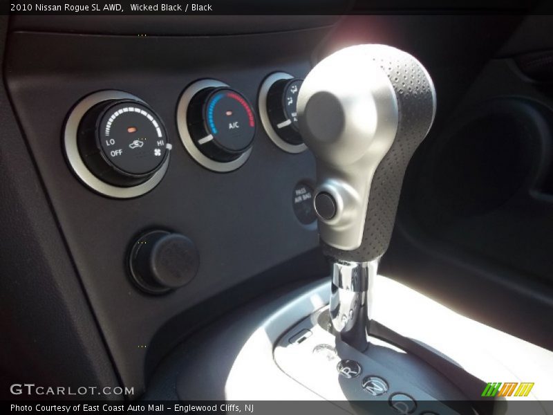 Wicked Black / Black 2010 Nissan Rogue SL AWD