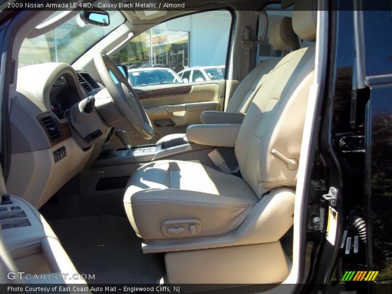 Galaxy Black Metallic / Almond 2009 Nissan Armada LE 4WD