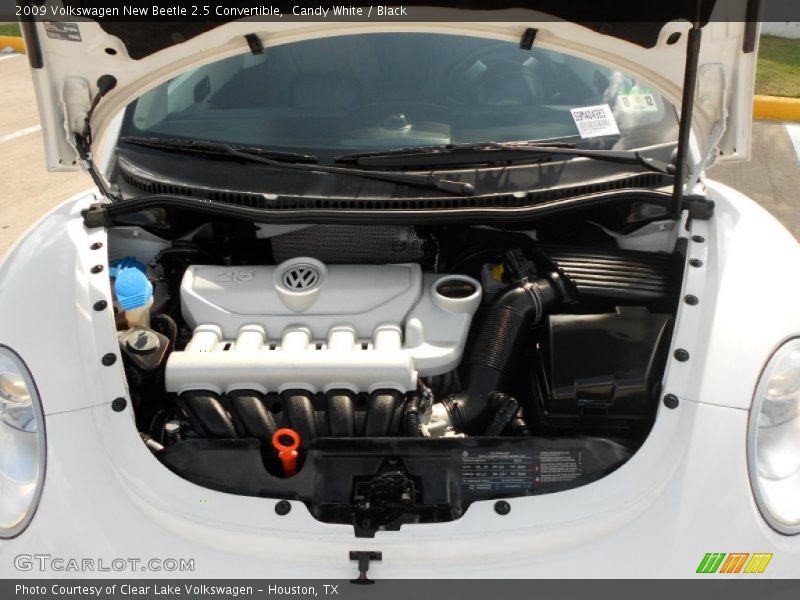 Candy White / Black 2009 Volkswagen New Beetle 2.5 Convertible