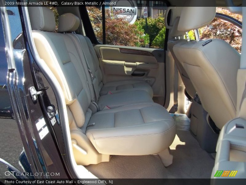 Galaxy Black Metallic / Almond 2009 Nissan Armada LE 4WD