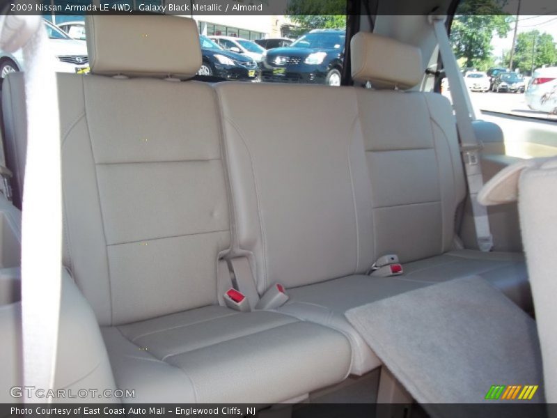 Galaxy Black Metallic / Almond 2009 Nissan Armada LE 4WD
