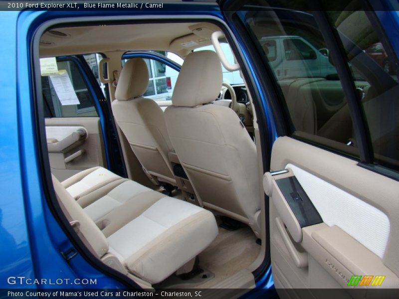 Blue Flame Metallic / Camel 2010 Ford Explorer XLT