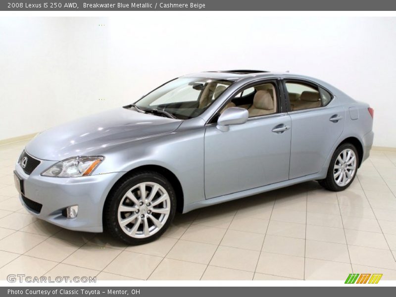 Breakwater Blue Metallic / Cashmere Beige 2008 Lexus IS 250 AWD