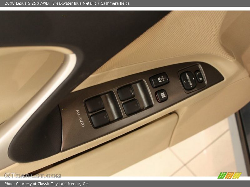 Breakwater Blue Metallic / Cashmere Beige 2008 Lexus IS 250 AWD