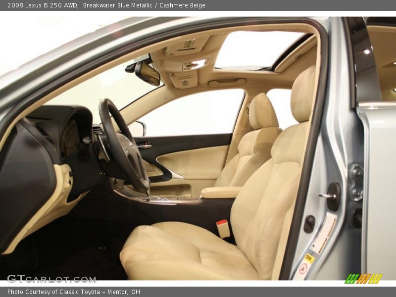 Breakwater Blue Metallic / Cashmere Beige 2008 Lexus IS 250 AWD
