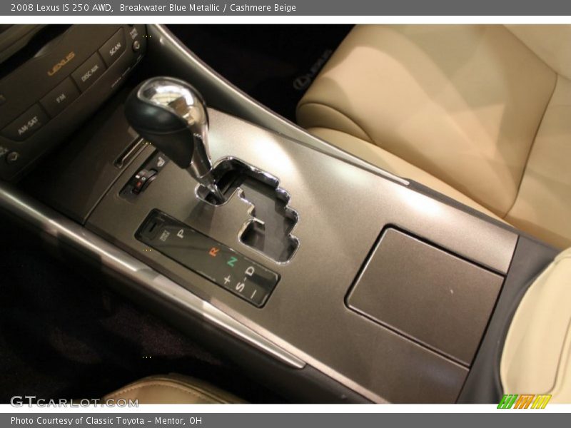 Breakwater Blue Metallic / Cashmere Beige 2008 Lexus IS 250 AWD