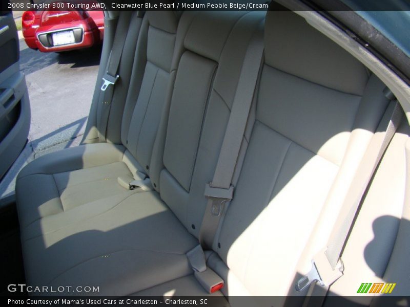 Clearwater Blue Pearl / Medium Pebble Beige/Cream 2008 Chrysler 300 Touring AWD