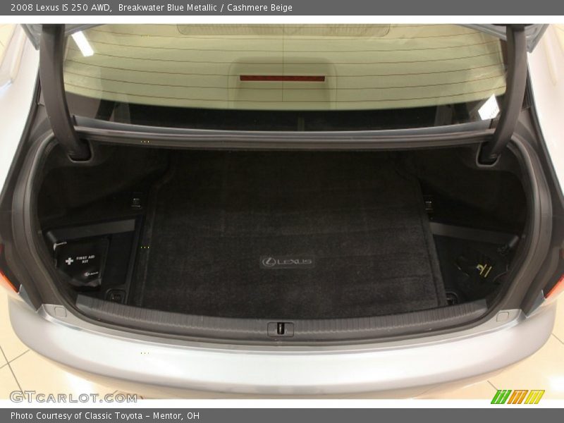 Breakwater Blue Metallic / Cashmere Beige 2008 Lexus IS 250 AWD