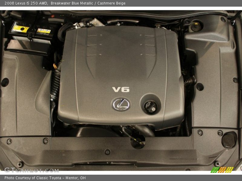 Breakwater Blue Metallic / Cashmere Beige 2008 Lexus IS 250 AWD
