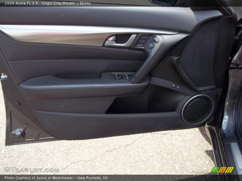 Grigio Gray Metallic / Ebony 2009 Acura TL 3.5