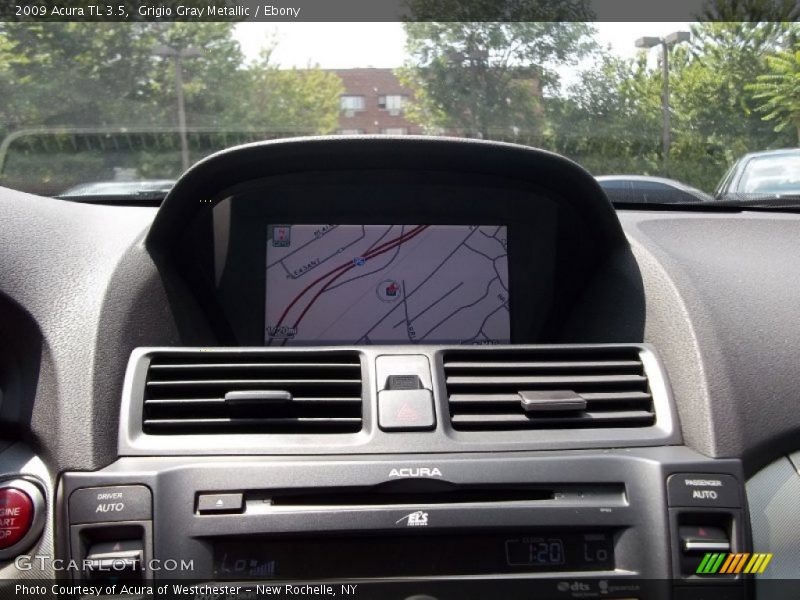 Grigio Gray Metallic / Ebony 2009 Acura TL 3.5