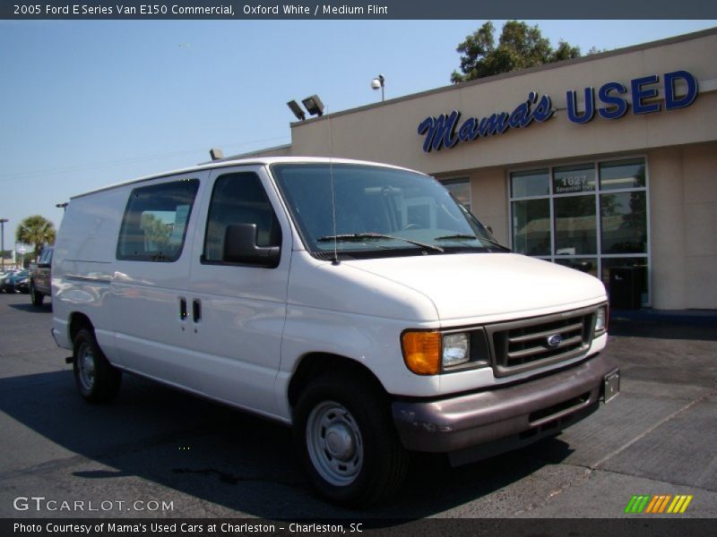 Oxford White / Medium Flint 2005 Ford E Series Van E150 Commercial