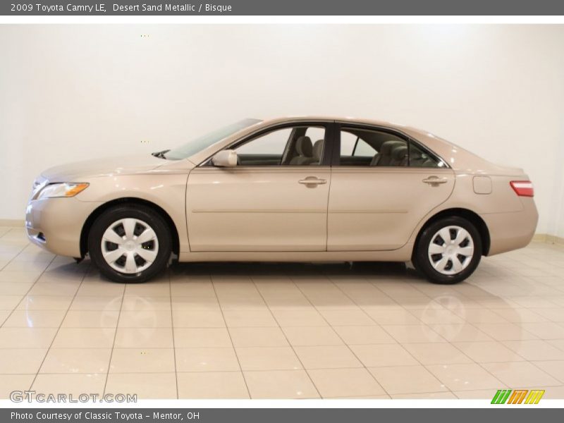 Desert Sand Metallic / Bisque 2009 Toyota Camry LE
