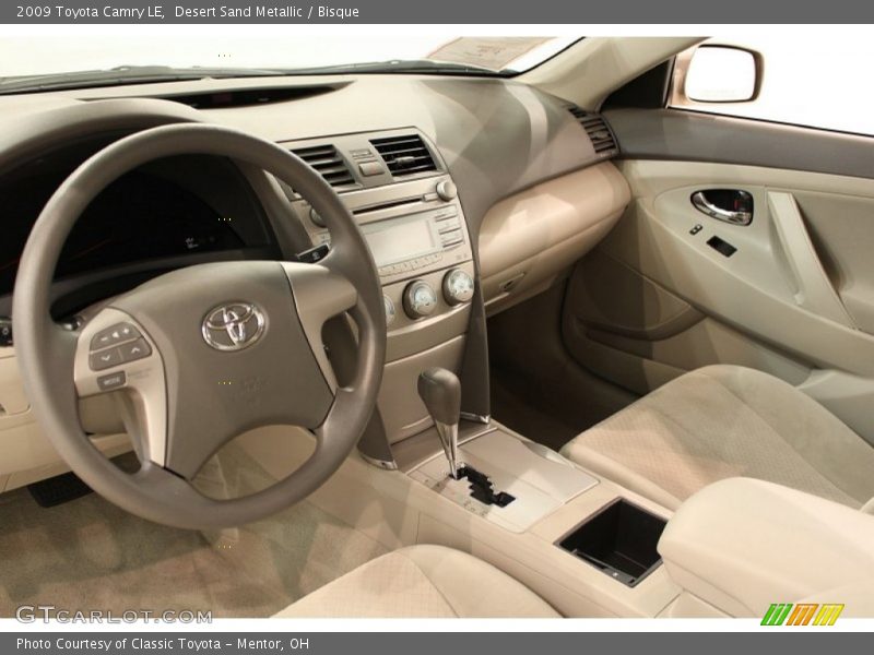 Desert Sand Metallic / Bisque 2009 Toyota Camry LE