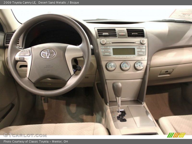 Desert Sand Metallic / Bisque 2009 Toyota Camry LE