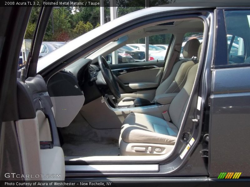 Polished Metal Metallic / Taupe 2008 Acura TL 3.2