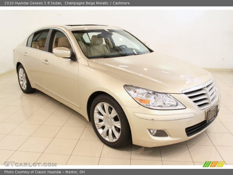 Front 3/4 View of 2010 Genesis 3.8 Sedan