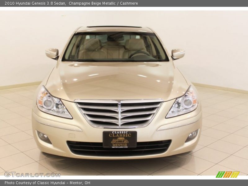 Champagne Beige Metallic / Cashmere 2010 Hyundai Genesis 3.8 Sedan