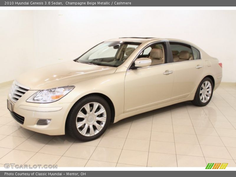 Champagne Beige Metallic / Cashmere 2010 Hyundai Genesis 3.8 Sedan