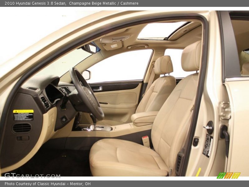 Champagne Beige Metallic / Cashmere 2010 Hyundai Genesis 3.8 Sedan