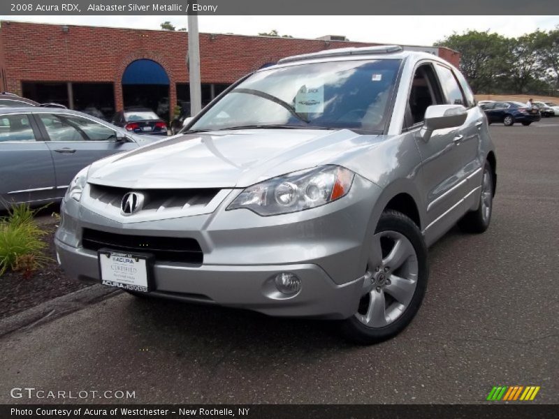 Alabaster Silver Metallic / Ebony 2008 Acura RDX