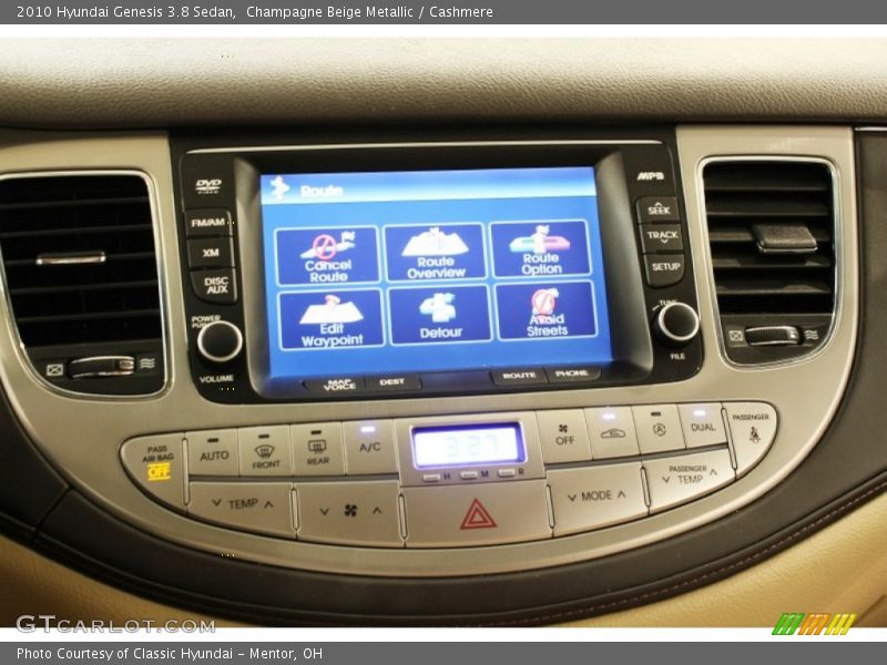 Champagne Beige Metallic / Cashmere 2010 Hyundai Genesis 3.8 Sedan