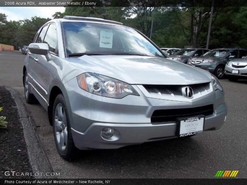 Alabaster Silver Metallic / Ebony 2008 Acura RDX