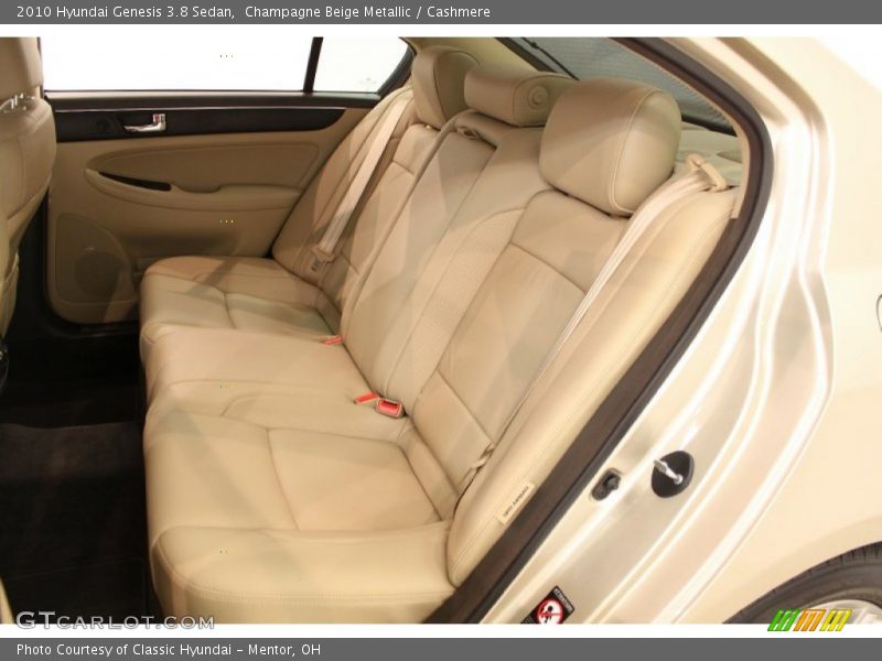  2010 Genesis 3.8 Sedan Cashmere Interior